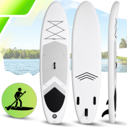 Deska SUP AquaPaddle 335x84x15 cm wiosło pompka zestaw plecak 180 kg