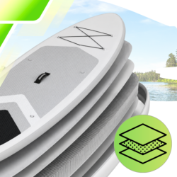 Deska SUP AquaPaddle 335x84x15 cm wiosło pompka zestaw plecak 180 kg