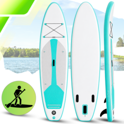 Deska SUP AquaPaddle 335x84x15 cm wiosło pompka zestaw plecak 180 kg