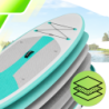 Deska SUP AquaPaddle 335x84x15 cm wiosło pompka zestaw plecak 180 kg