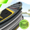 Deska SUP z siedziskiem AquaPaddle 335x84x15 cm wiosło pompka zestaw plecak