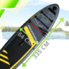 Deska SUP z siedziskiem AquaPaddle 335x84x15 cm wiosło pompka zestaw plecak