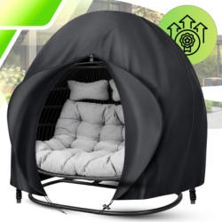 Pokrowiec na Kokon Fotel Wiszący Ogrodowy Dwuosobowy 230x220 cm Wodoodporny