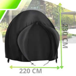 Pokrowiec na Kokon Fotel Wiszący Ogrodowy Dwuosobowy 230x220 cm Wodoodporny