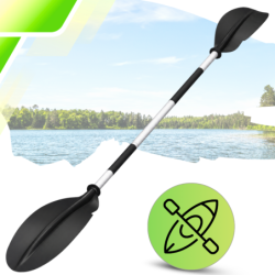 WIOSŁO KAJAKOWE DO DESKI SUP PONTONU KAJAKU  SKŁADANE ALUMINIOWE LEKKIE MOCNE 221 CM