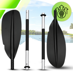 WIOSŁO KAJAKOWE DO DESKI SUP PONTONU KAJAKU  SKŁADANE ALUMINIOWE LEKKIE MOCNE 221 CM