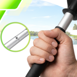 WIOSŁO KAJAKOWE DO DESKI SUP PONTONU KAJAKU  SKŁADANE ALUMINIOWE LEKKIE MOCNE 221 CM