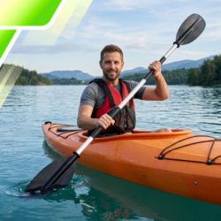 WIOSŁO KAJAKOWE DO DESKI SUP PONTONU KAJAKU  SKŁADANE ALUMINIOWE LEKKIE MOCNE 221 CM