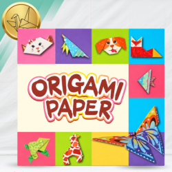 Zestaw Origami dla dzieci 54 arkusze + instrukcja 27 zwierząt