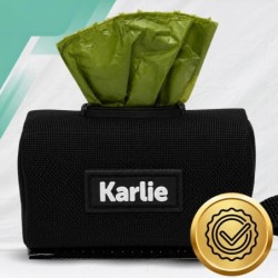 Karlie Etui na Woreczki na Psie Odchody + 15 Bio Woreczków Karabińczyk czarne