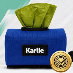 Karlie Etui na Woreczki na Psie Odchody + 15 Bio Woreczków Karabińczyk niebieskie
