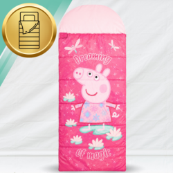 Śpiwór Dziecięcy Peppa Pig 170x70 cm Oryginalny Licencja Hasbro Różowy