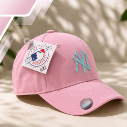 Czapka New York Yankees NY Różowa Damska Baseballówka Regulowana MLB