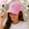 Czapka New York Yankees NY Różowa Damska Baseballówka Regulowana MLB