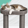 Karlie Nicky Outdoor Drapak dla Kota 110 cm Polirattan Balkon Taras Premium 77x57 cm