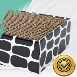 DRAPAK DLA KOTA KARTONOWY TEKTUROWY DLA KOTÓW KOCIMIĘTKA NISKI 47×12.5×4.5
