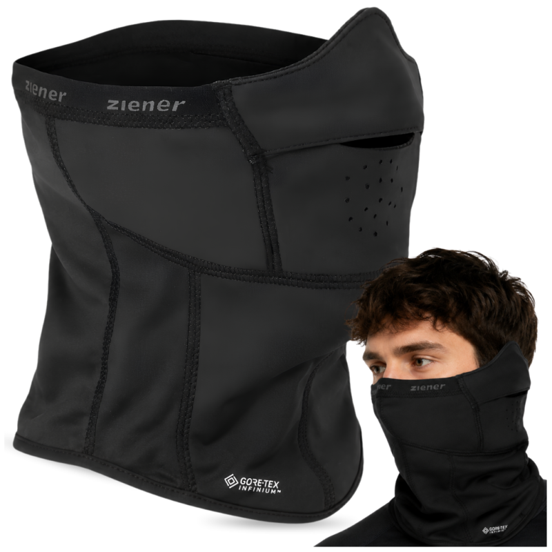 ZIENER KOMINIARKA NARCIARSKA ROWEROWA GORE-TEX WINDSTOPPER CZARNA UNISEX