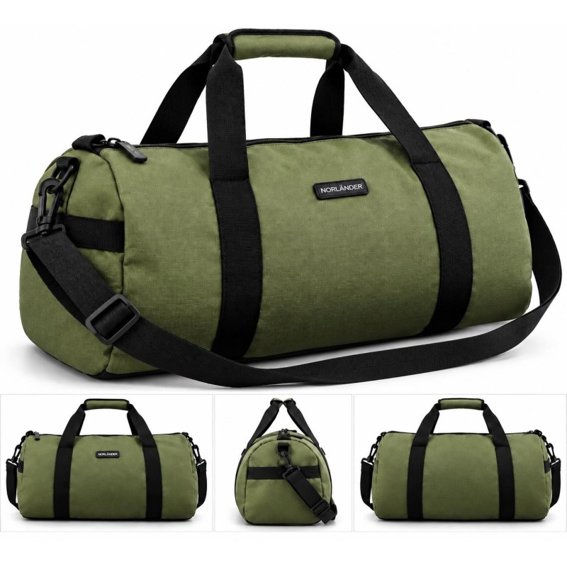 NORLÄNDER Outdoor Duffel Bag 27L Torba Sportowa Podróżna Weekendowa Zielona