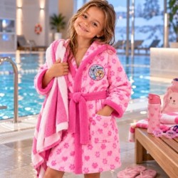 SZLAFROK PSI PATROL PAW PATROL KĄPIELOWY DZIECIĘCY SKYE EVEREST 110/116 RÓŻ