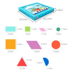 MAGNETYCZNE PUZZLE KSZTAŁTY ZKB-940