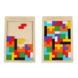 PUZZLE DREWNIANE TETRIS JHTOY-612