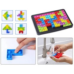 POP IT KLOCKI POPIT  TETRIS PUZZLE UKŁADANKA BĄBELKI