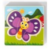 DREWNIANE PUZZLE MONTESSORI DLA DZIECI MOTYLEK MWZ-3155