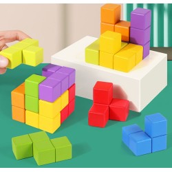 GRA ZRĘCZNOŚCIOWA LOGICZNA SORTER NAKŁADANKA PUZZLE TETRIS KOSTKA RUBIKA JHTOY-646